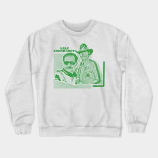 dale Earnhardt - green solid style Crewneck Sweatshirt